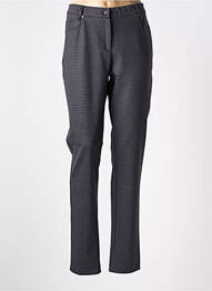 Pantalon droit stretch taille normale gris IMPULSION femme