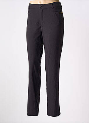 Pantalon chino taille normale taille normale noir PAUL BRIAL femme