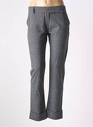 Pantalon chino taille normale taille normale gris LA FEE MARABOUTEE femme
