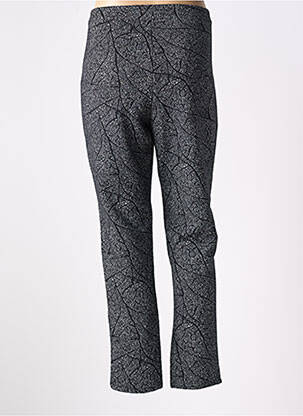Pantalon 7/8 taille haute taille haute noir MALOKA femme