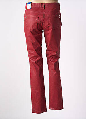 Pantalon slim tissage enduit taille normale rouge GERKE MY PANTS femme