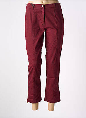 Pantalon 7/8 taille haute taille haute rouge ROSA ROSAM femme