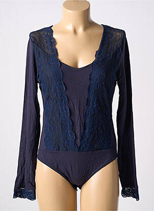 Body bleu PAUL BRIAL pour femme