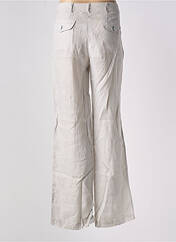 Pantalon droit gris LA FEE MARABOUTEE pour femme seconde vue