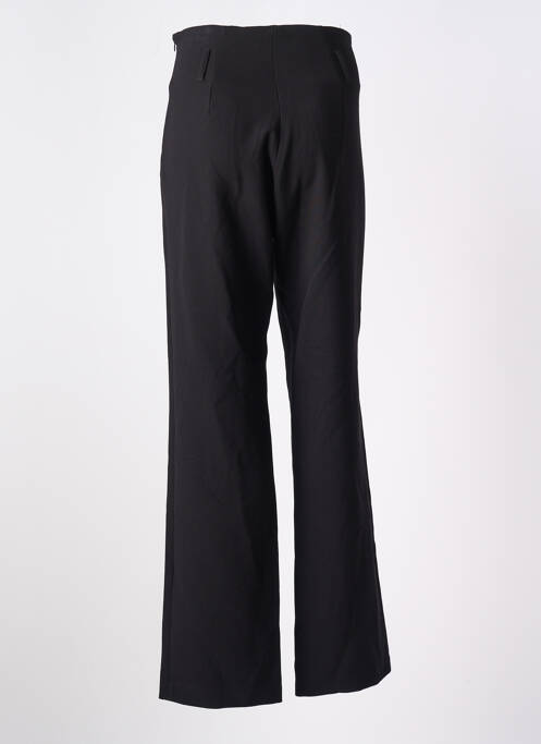 Pantalon droit tissage crêpe taille normale noir PAUL BRIAL femme