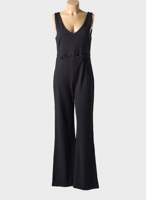 Combi-pantalon fermeture zippée au dos sans manche noir SURKANA femme