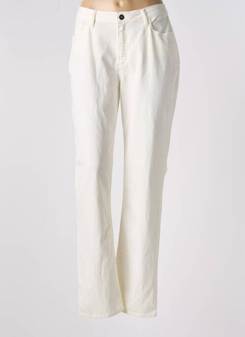 Jeans coupe droite beige IMPULSION pour femme