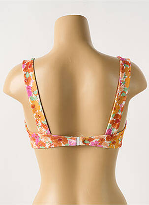 Haut de maillot de bain stretch haut bandeau orange ROBIN femme