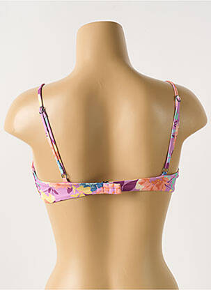 Haut de maillot de bain stretch haut soutien-gorge balconnet violet SANS MARQUE femme
