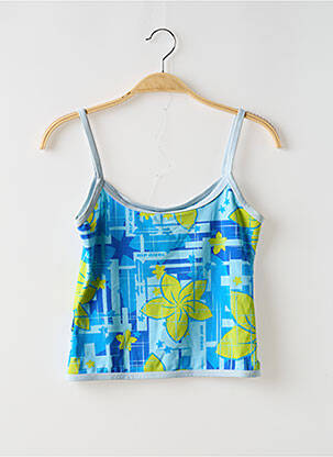 Top stretch fines bretelles bleu RIP CURL femme