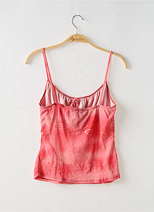 Top coupe cintrée fines bretelles rose ICI ET MAINTENANT femme