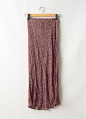 Jupe longue taille haute marron GHANDA CO. femme