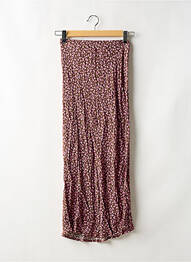 Jupe longue tissage crêpe marron GHANDA CO. femme