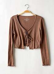 Boléro marron SOCIETY pour femme seconde vue