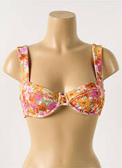 Haut de maillot de bain orange ROBIN pour femme seconde vue