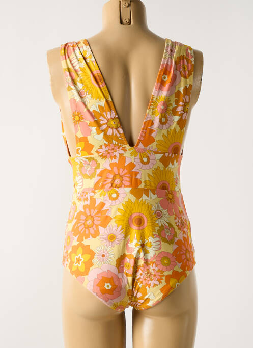 Maillot de bain 1 pièce jaune SEASS BY PAULINE pour femme