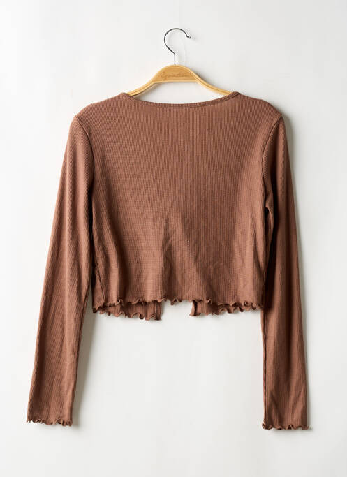 Boléro marron SOCIETY pour femme