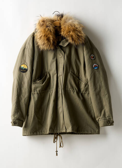 Parka vert FIVE pour femme