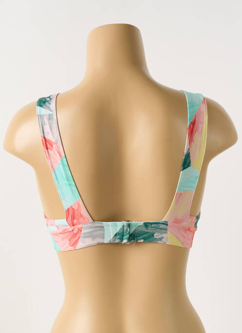 Haut de maillot de bain bleu SANS MARQUE pour femme