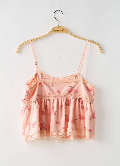 Top rose SANS MARQUE pour femme