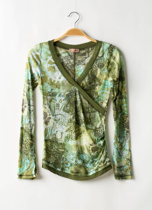 Top vert ICI ET MAINTENANT pour femme