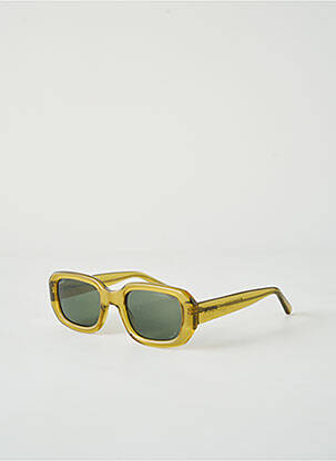 Lunettes de soleil jaune MOKEN pour femme