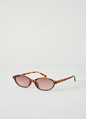 Lunettes de soleil marron SANS MARQUE pour femme seconde vue