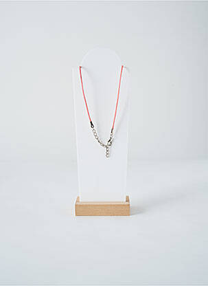 Collier ornement elément pvc rose SANS MARQUE femme