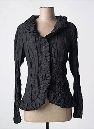 Veste casual poches noir L33 femme