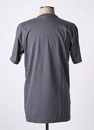 T-shirt coupe droite manches courtes gris MA LOCOMOTION homme