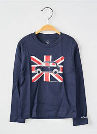 T-shirt manches longues manches longues bleu MA LOCOMOTION garcon