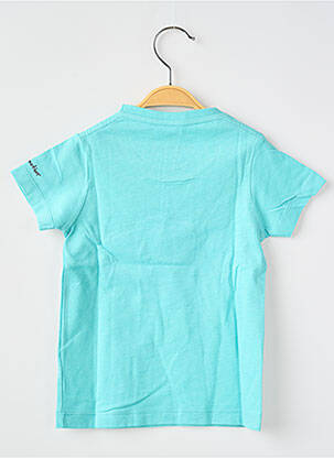 T-shirt coupe droite manches courtes bleu MA LOCOMOTION garçon