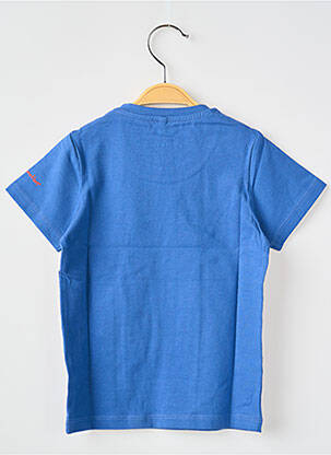 T-shirt coupe droite manches courtes bleu MA LOCOMOTION garçon