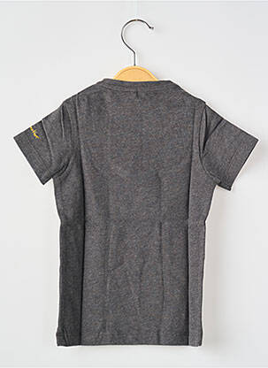 T-shirt coupe droite manches courtes gris MA LOCOMOTION garçon