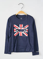 T-shirt bleu MA LOCOMOTION pour garçon seconde vue