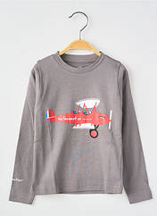 T-shirt gris MA LOCOMOTION pour garçon seconde vue