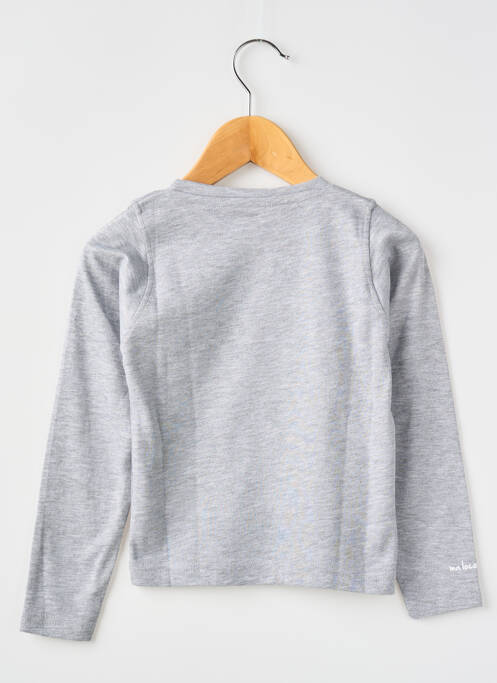 T-shirt manches longues manches longues gris MA LOCOMOTION garcon