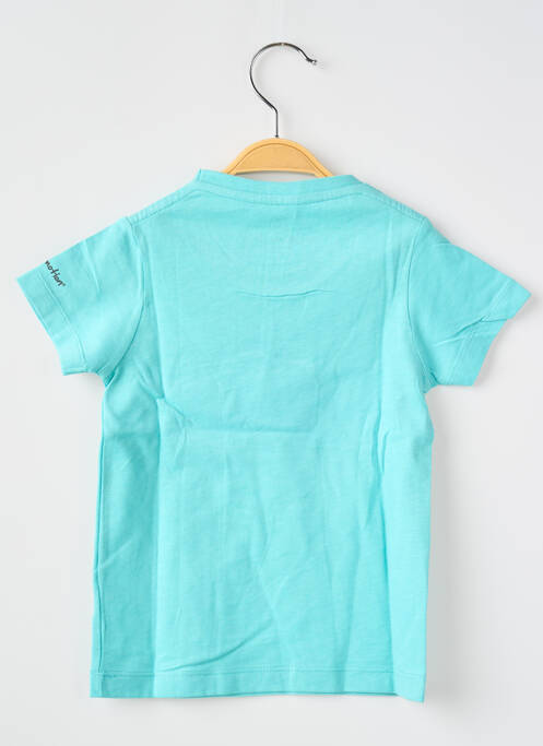 T-shirt coupe droite manches courtes bleu MA LOCOMOTION garcon