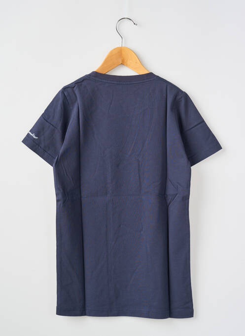 T-shirt coupe droite manches courtes bleu MA LOCOMOTION garcon
