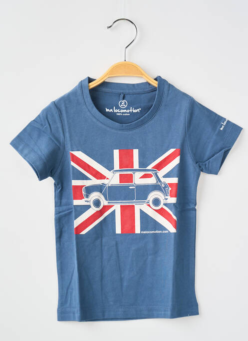 T-shirt bleu MA LOCOMOTION pour garçon