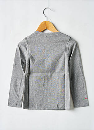 T-shirt manches longues manches longues gris MA LOCOMOTION garçon
