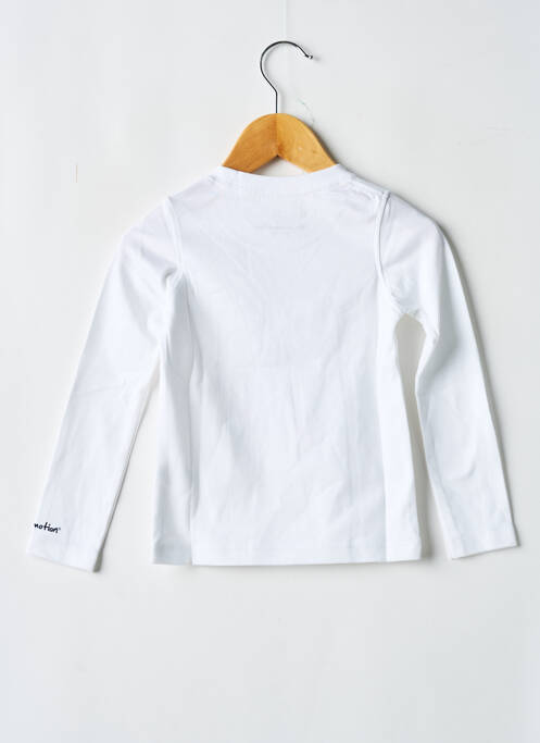 T-shirt manches longues manches longues blanc MA LOCOMOTION garcon