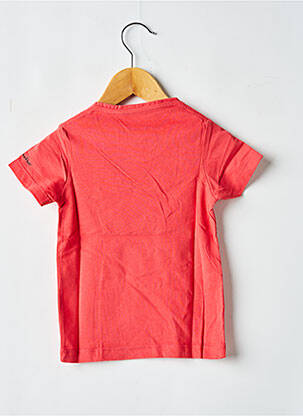T-shirt sérigraphie floquée manches courtes rouge MA LOCOMOTION garçon