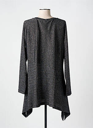Tunique manches longues col v noir MAT FASHION femme