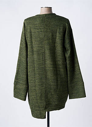 Pull col rond manches longues vert GERSHON BRAM femme
