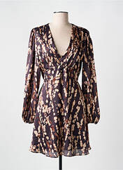 Robe courte marron CIVICO 1 pour femme seconde vue