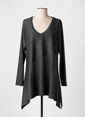 Tunique manches longues noir MAT FASHION pour femme seconde vue