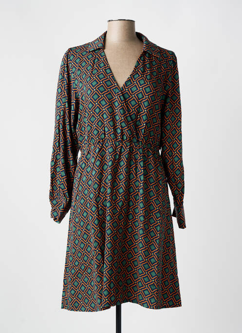 Robe courte vert ZIBI LONDON pour femme