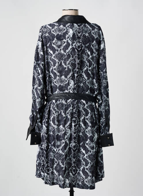 Robe mi-longue noir MAT FASHION pour femme