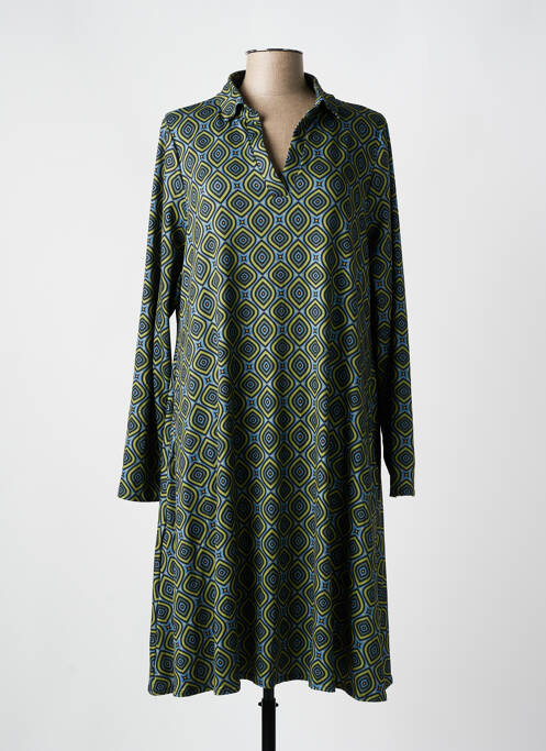 Robe mi-longue vert AN II VITO pour femme